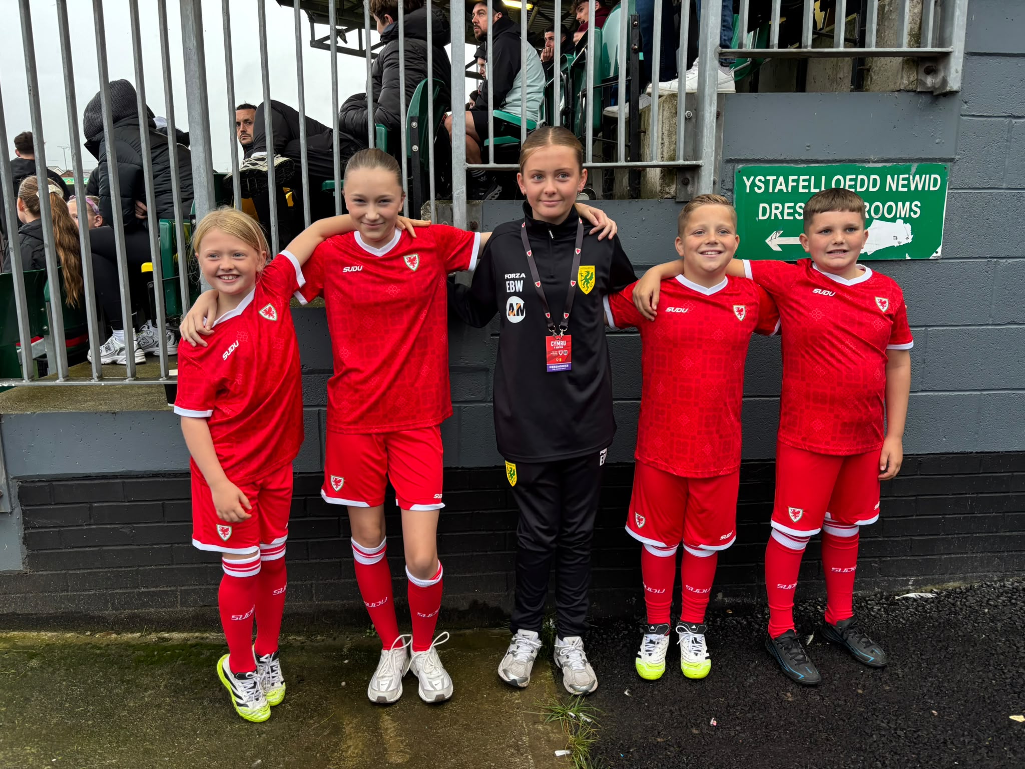 Young Wales mascots who came through Phoenix junior programmes