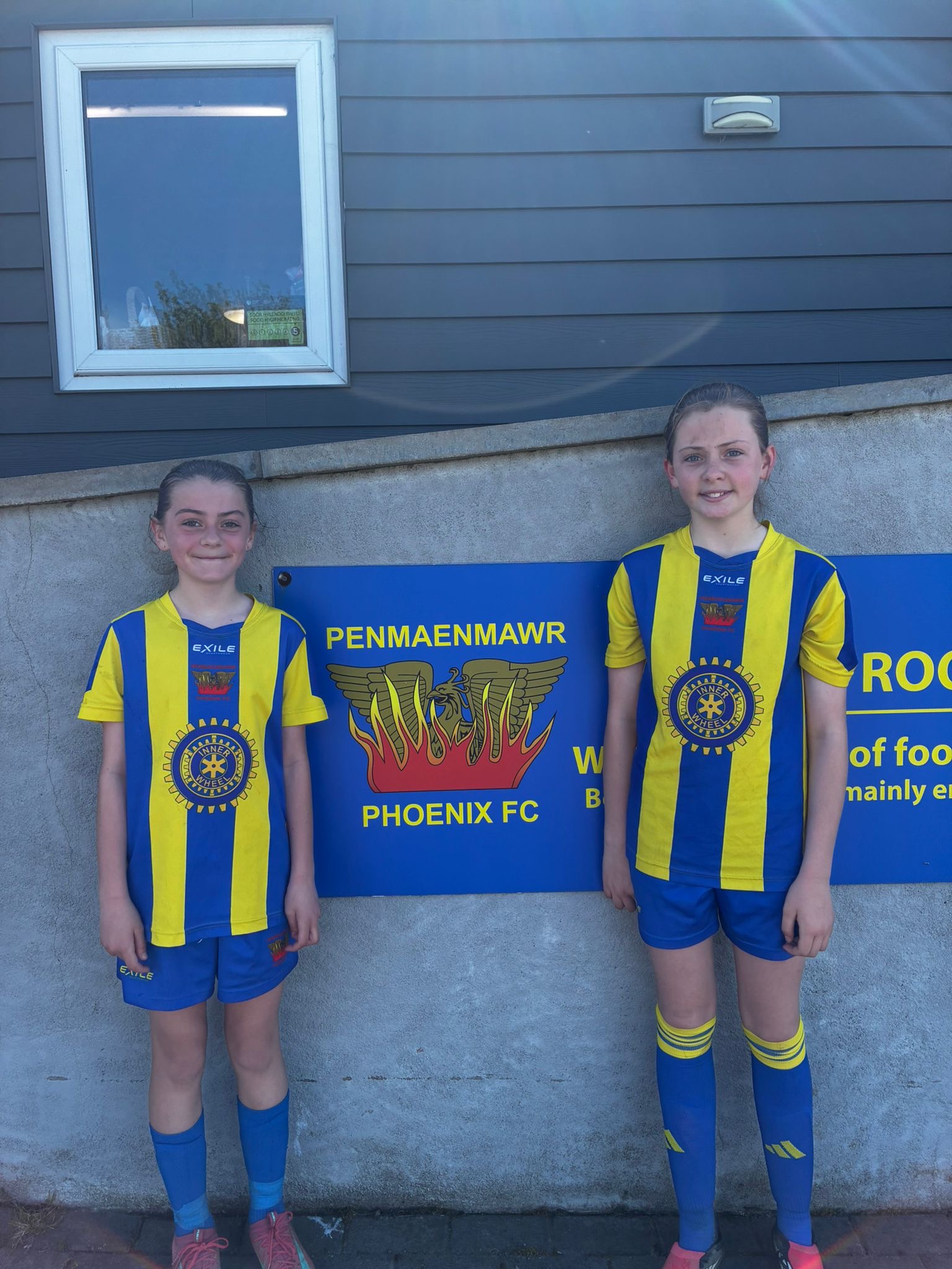 Emmi and Fliss after earning academy opportunities for next season