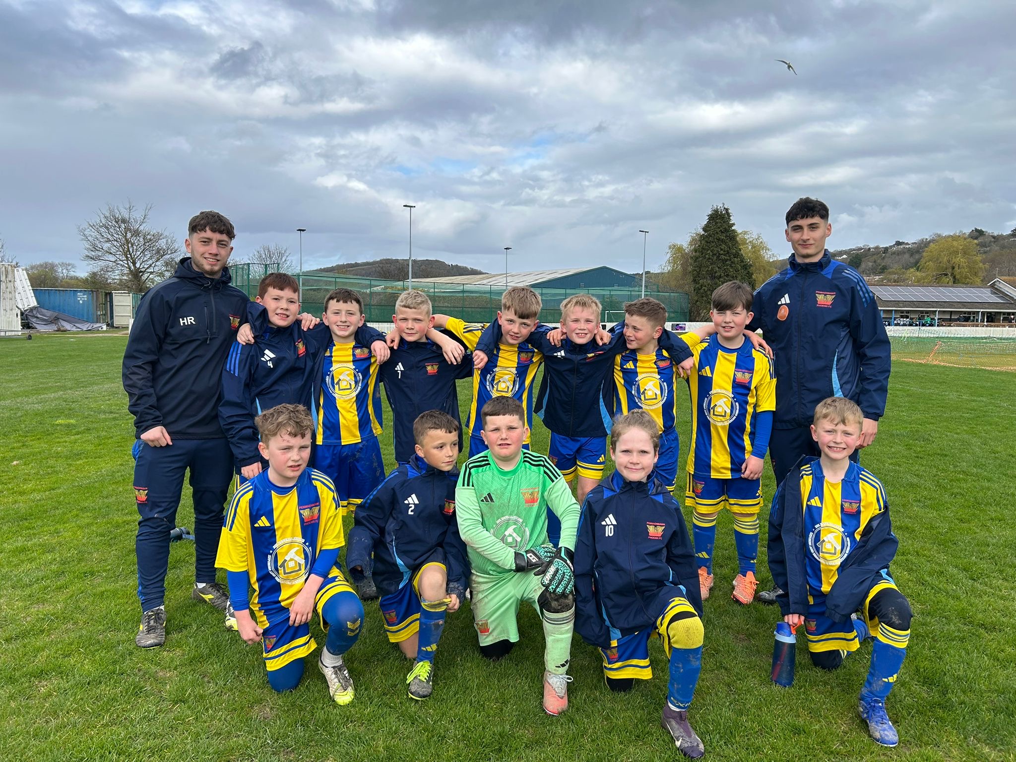 U10s at Mochdre Easter Tournament